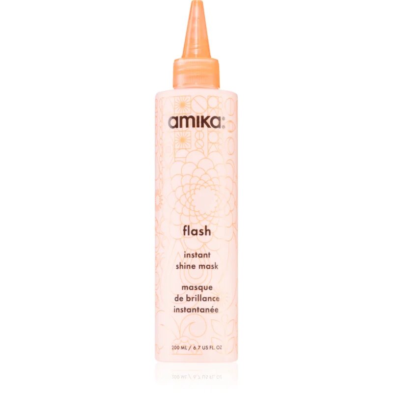 amika Flash Instant Shine Mask Masca hidratanta par pentru un par stralucitor si catifelat 200 ml