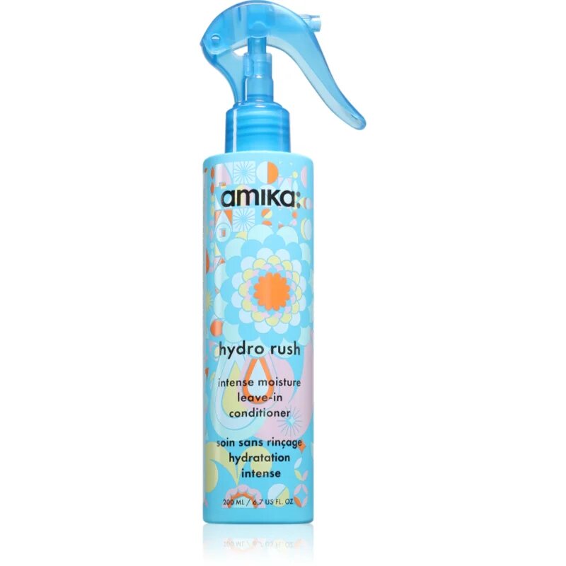 amika Hydro Rush Intense Moisture Leave-in Conditioner balsam (nu necesita clatire) anti-electrizare 200 ml