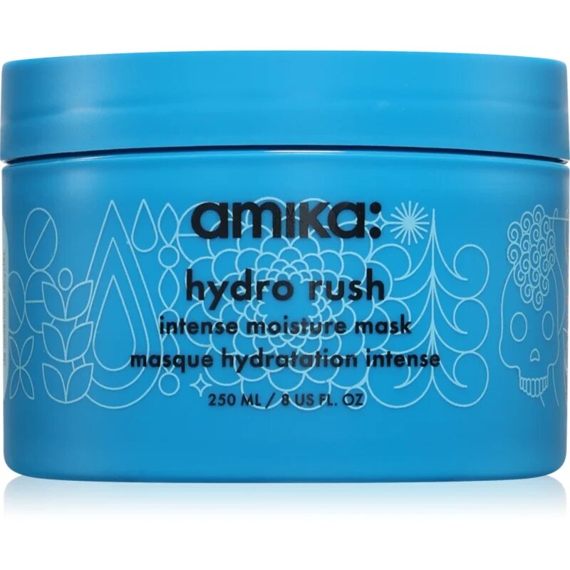 amika Hydro Rush Intense Moisture Mask Masca hidratanta par cu acid hialuronic 250 ml
