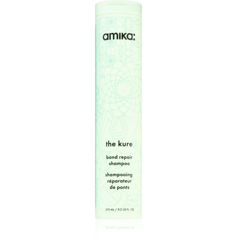 amika The Kure Bond Repair Shampoo Sampon de restaurare in profunzime pentru păr uscat și deteriorat cu proteine 275 ml
