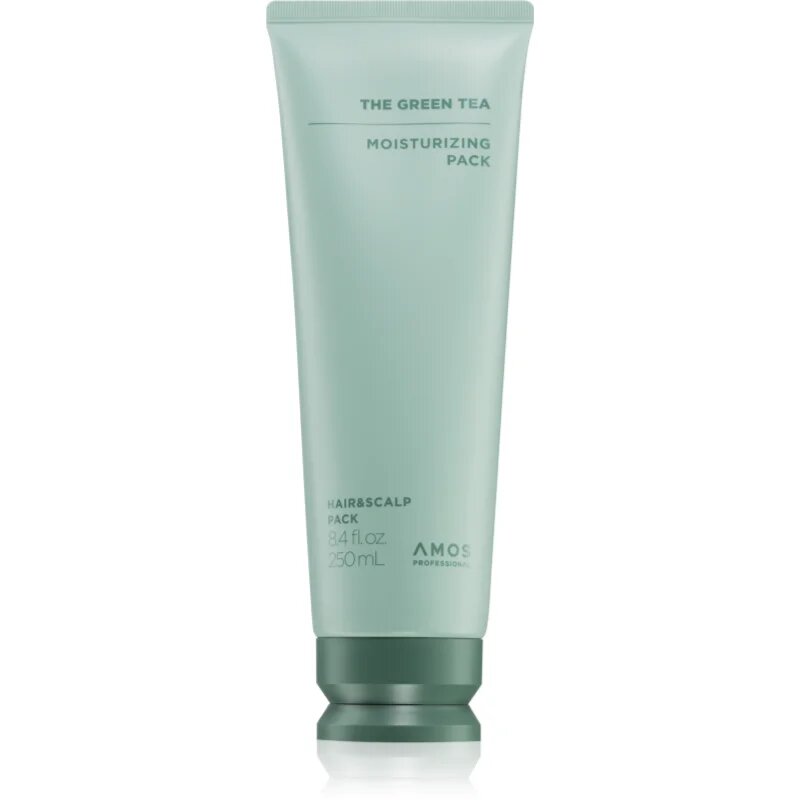 AMOS PROFESSIONAL The Green Tea Moisturizing Pack ro balsam hidratant impotriva caderii parului 250 ml