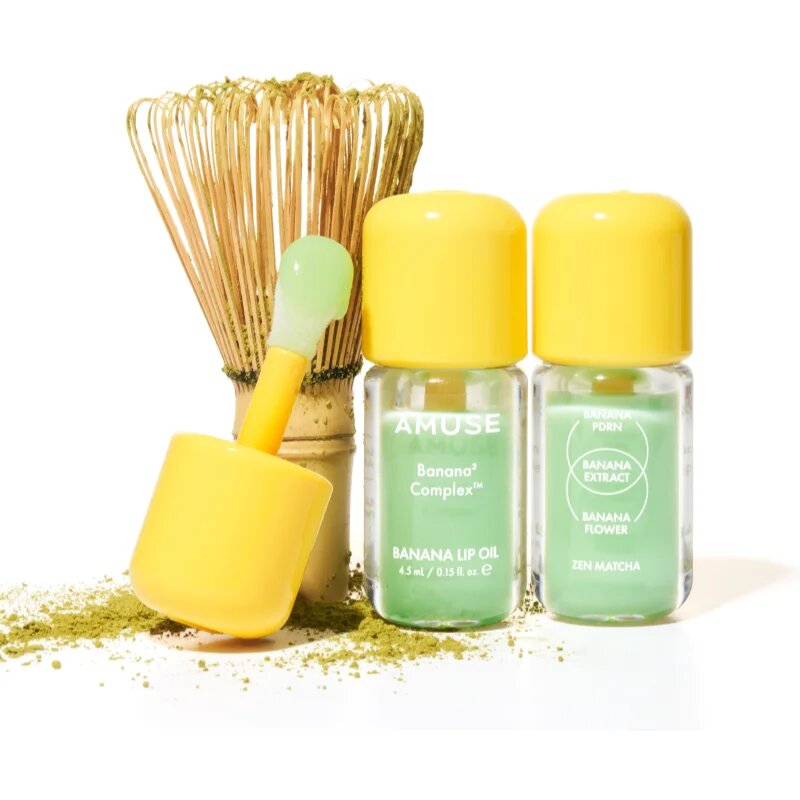 AMUSE Banana Lip Oil ulei de banane de buze culoare 01 Zen Matcha 4.5 ml