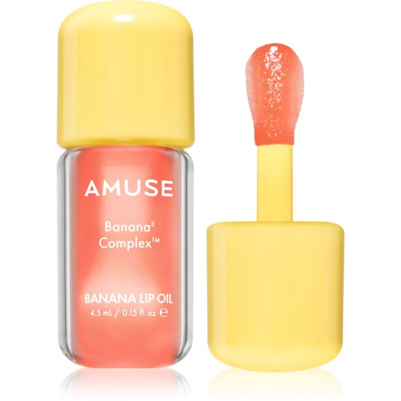 AMUSE Banana Lip Oil ulei de banane de buze culoare 04 Juicy Peach 4.5 ml