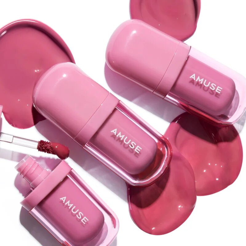 AMUSE Bebe Tint luciu de buze rezistent cu efect de hidratare culoare 06 Pink Fig 3.8 g