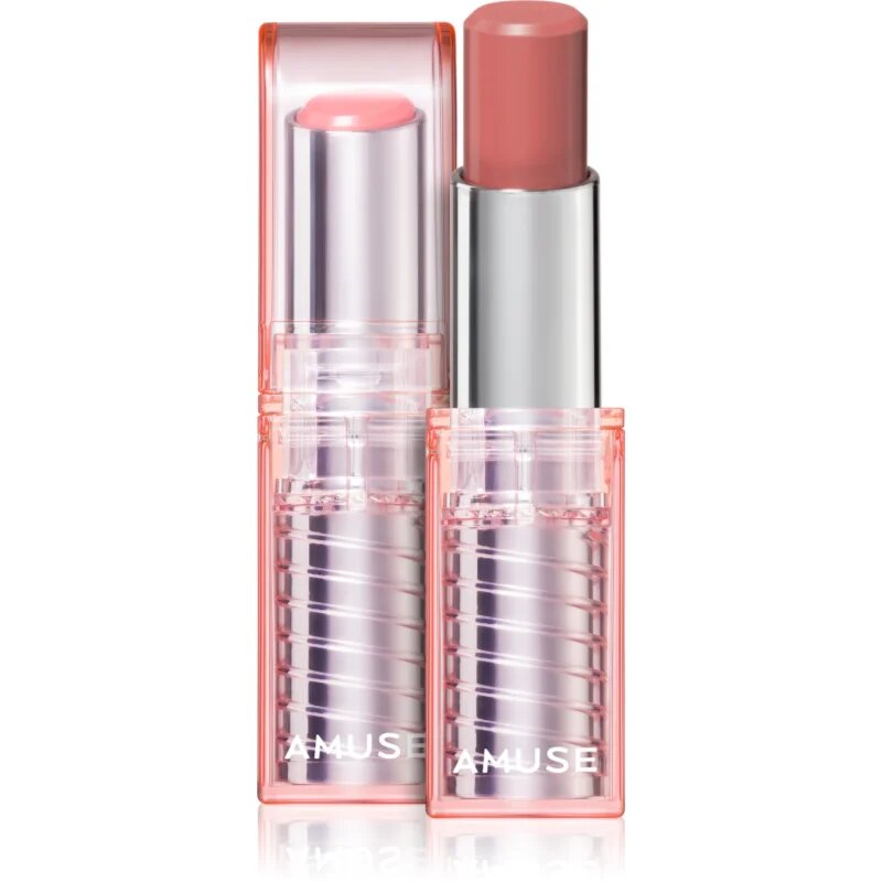 AMUSE Dew Balm balsam de buze tonifiant pentru hidratare si stralucire culoare 06 Dew Rose 3.2 g