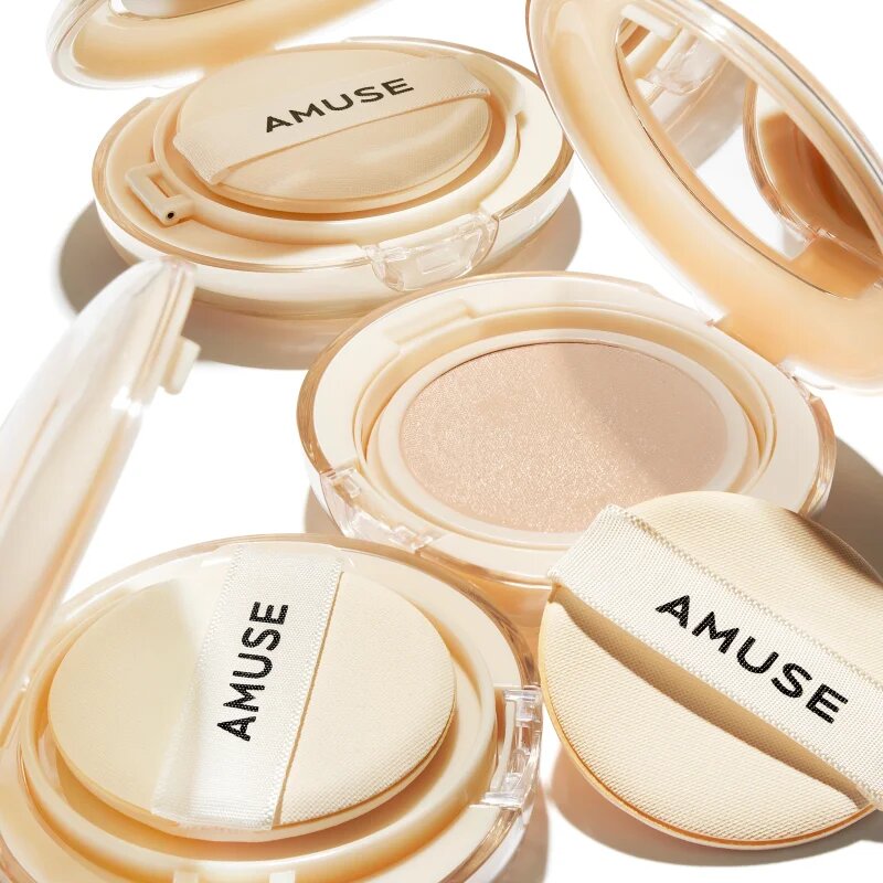AMUSE Dew Jelly Master Cushion burete cu machiaj de lungă durată protectie medie impotriva razelor UV culoare 02 Healthy 15 g