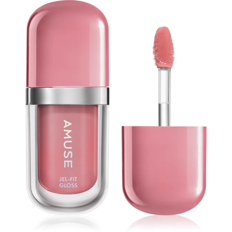 AMUSE Jel-Fit Gloss lip gloss hidratant cu efect de crestere culoare NuRose 3.8 g