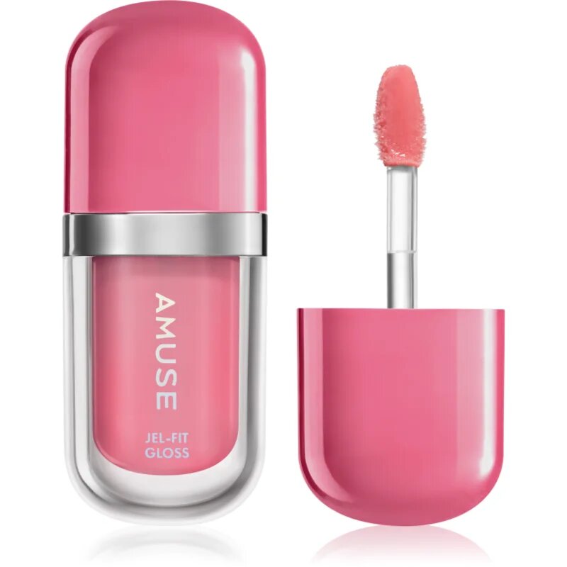 AMUSE Jel-Fit Gloss lip gloss hidratant cu efect de crestere culoare Spring Rose 3.8 g