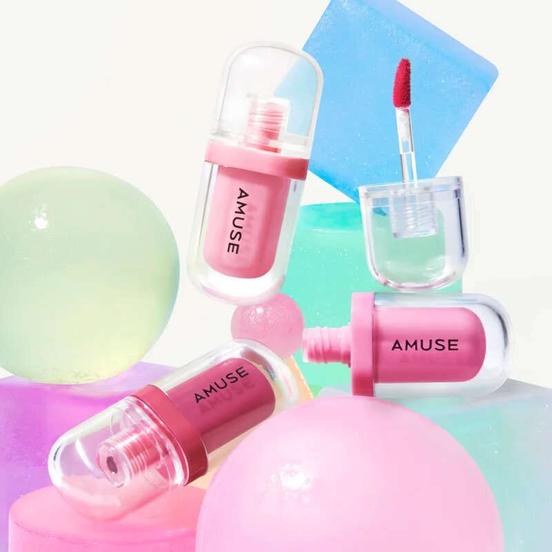 AMUSE Jel-Fit Tint luciu de buze rezistent pentru hidratare intensa culoare 06 Seoul Girl 3.8 g