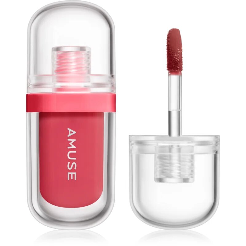 AMUSE Jel-Fit Tint luciu de buze rezistent pentru hidratare intensa culoare 07 Caramel 3.8 g