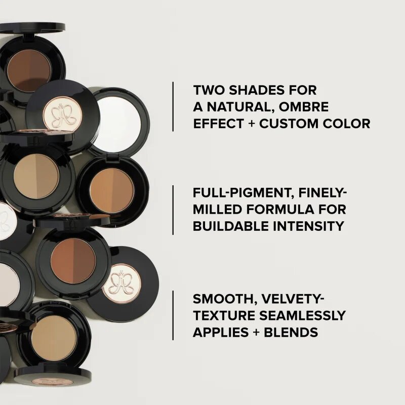 Anastasia Beverly Hills Brow Powder Duo pudră pentru sprâncene culoare Chocolate 2x08 g