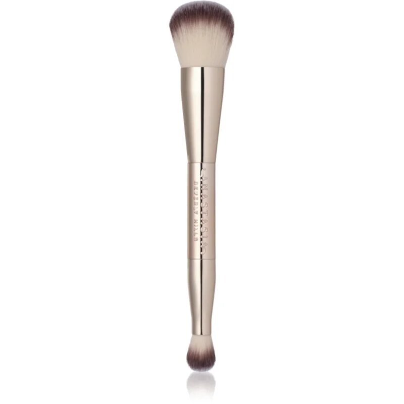 Anastasia Beverly Hills Impeccable Foundation & Face Brush pensulă pentru fond de ten universală cu două capete 1 buc