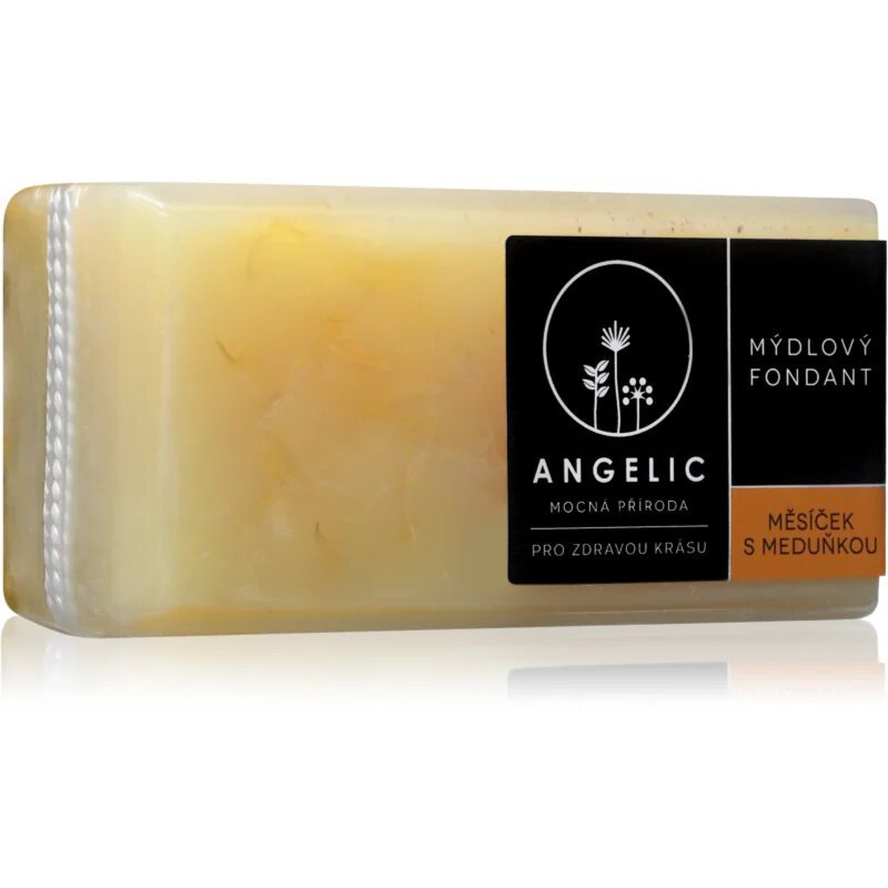 Angelic Soap fondant Měsíček s meduňkou sapun natural delicat 200 g