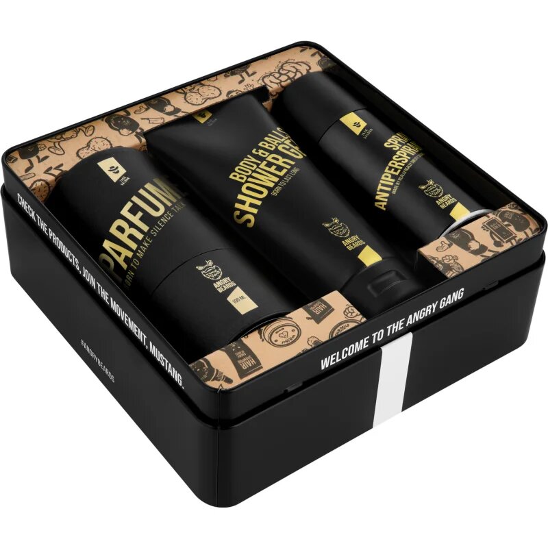 Angry Beards Fakin Legendary Jack Saloon Set set cadou pentru barbati