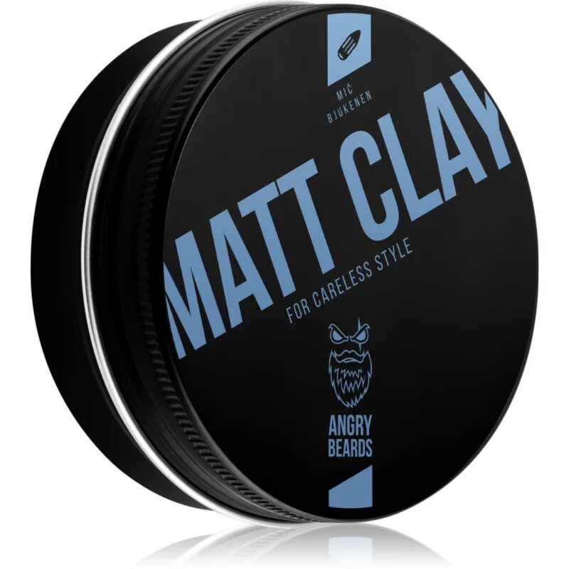Angry Beards Mitch Buchannon Matt Clay lut de par mat pentru modelare 100 g