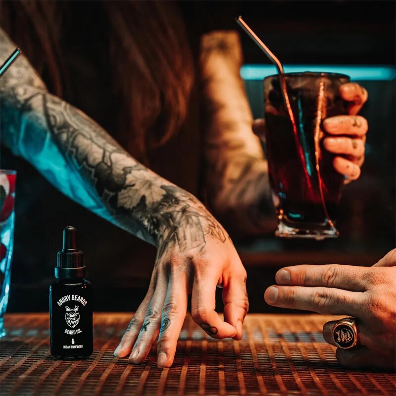 Angry Beards Urban Twofinger Beard Oil ulei pentru barba 30 ml
