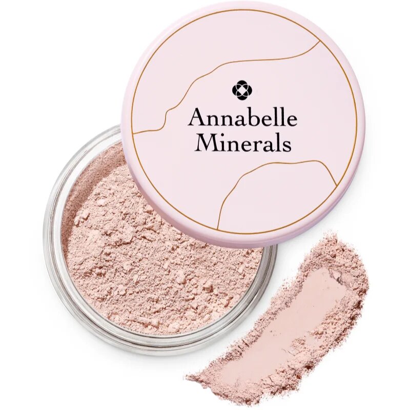 Annabelle Minerals Coverage Mineral Foundation pudra pentru make up cu minerale pentru look perfect culoare Natural Fair 4 g