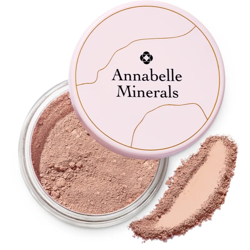 Annabelle Minerals Matte Mineral Foundation pudra pentru make up cu minerale pentru un aspect mat culoare Golden Medium 4 g