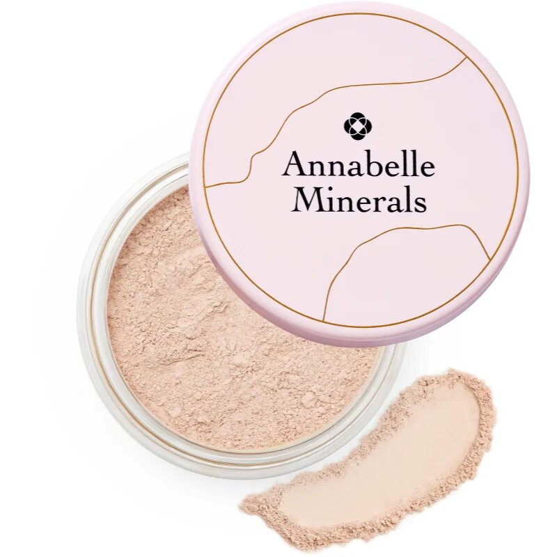 Annabelle Minerals Matte Mineral Foundation pudra pentru make up cu minerale pentru un aspect mat culoare Pure Fair 4 g