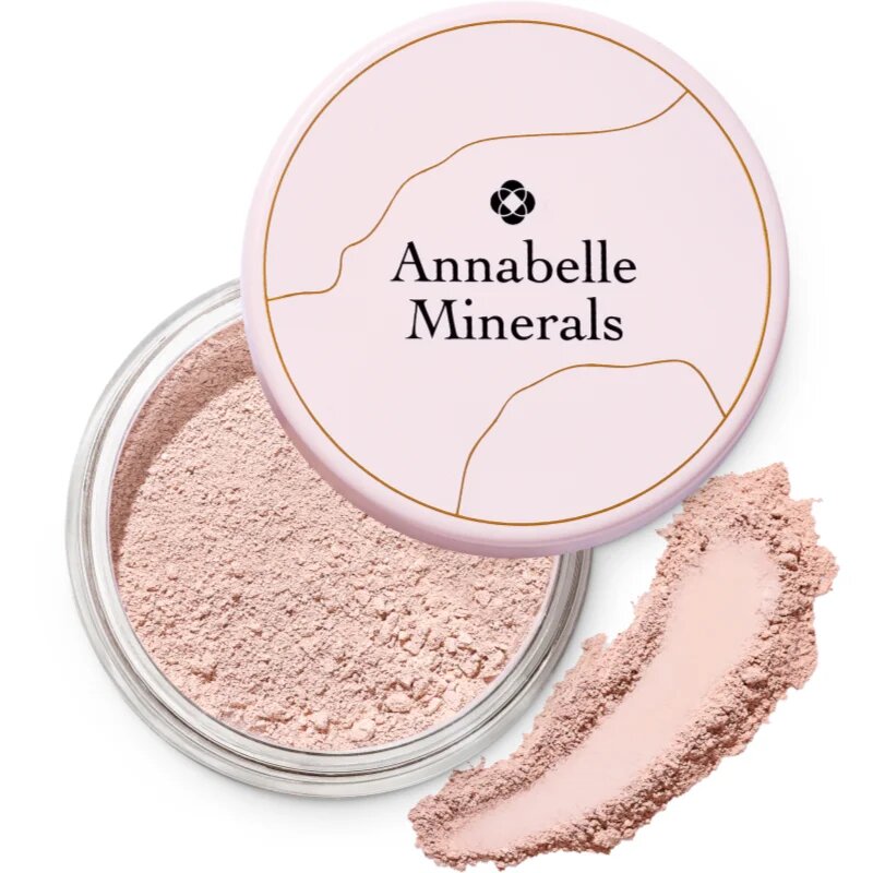 Annabelle Minerals Radiant Mineral Foundation pudra pentru make up cu minerale pentru o piele mai luminoasa culoare Natural Light 4 g