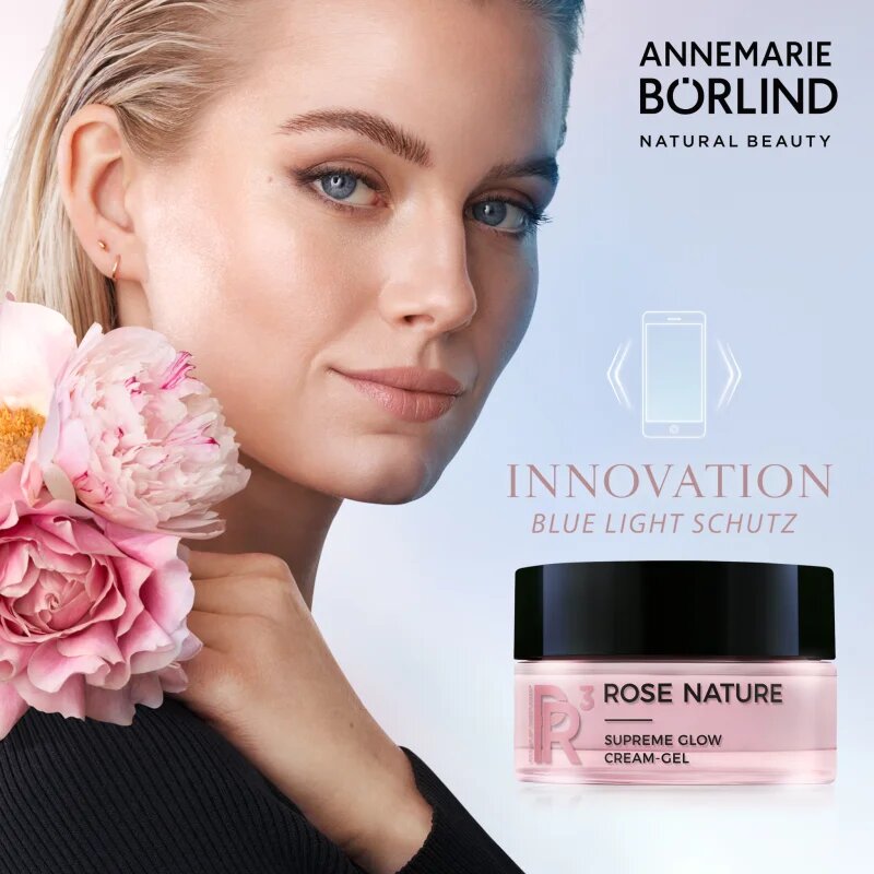 ANNEMARIE BÖRLIND Rose Nature Digital De-Stress crema-gel cu efect de protectie a fetei 50 ml