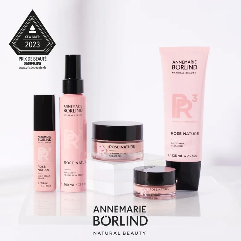 ANNEMARIE BÖRLIND Rose Nature Digital De-Stress ulei de curatare faciale 125 ml