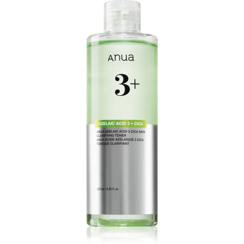 Anua Azelaic Acid 3+ Cica Clarifying Toner tonic hidratant cu efect calmant 250 ml