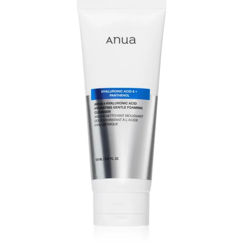 Anua Hyaluronic Acid 8 Hydrating Gentle Foaming Cleanser demachiant spumant delicat cu acid hialuronic 150 ml