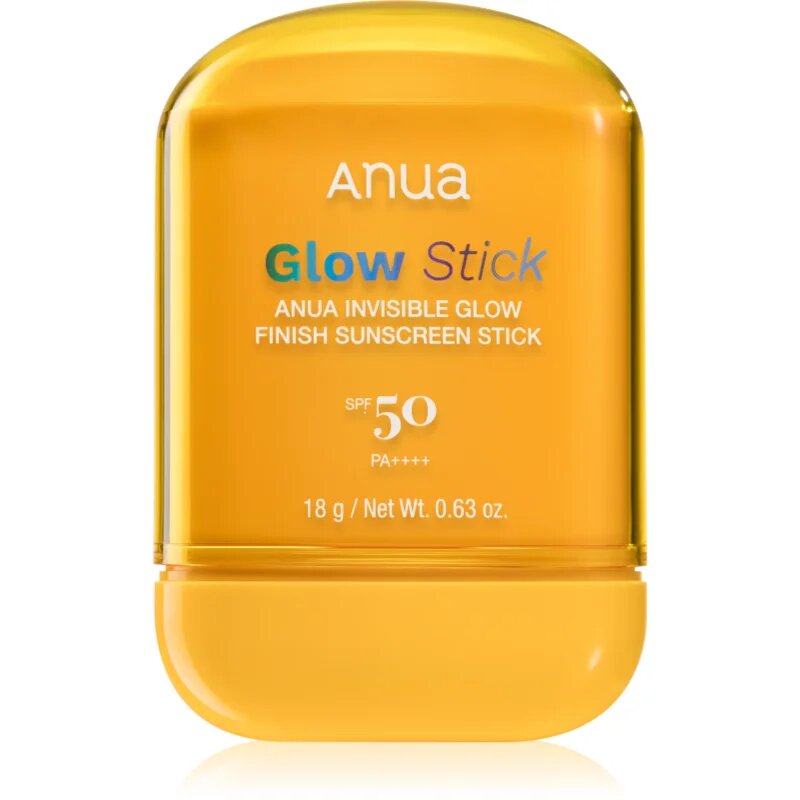 Anua Invisible Glow Finish Sunscreen Stick stick hidratant protector cu efect iluminator SPF 50 18 g