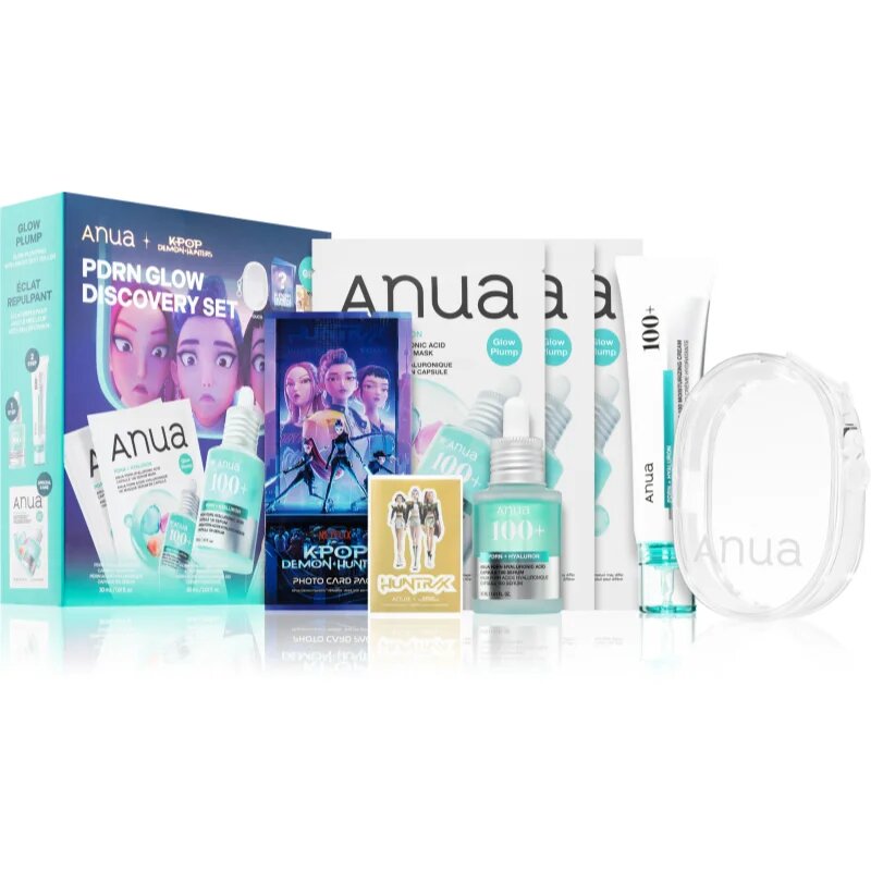 Anua K-Pop Demon Hunters PDRN Discovery Set set cadou pentru fermitatea pielii