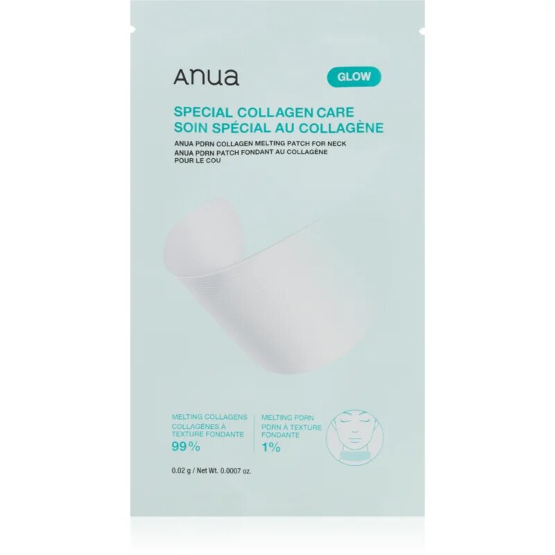 Anua PDRN Collagen Melting Patch For Neck masca cu efect de lifting si fermitate pentru gat si decolteu 4 buc