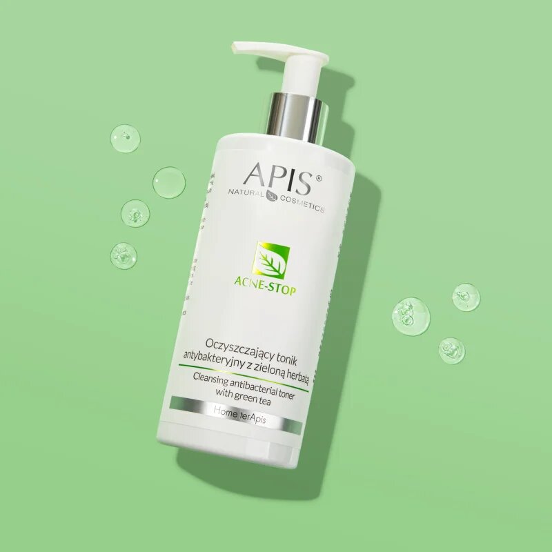 Apis Natural Cosmetics Acne-Stop Home TerApis demachiant calmant tonic pentru ten gras si problematic 300 ml