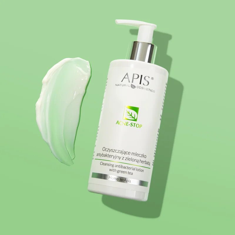 Apis Natural Cosmetics Acne-Stop Home TerApis lapte de curățare cu ceai verde 300 ml