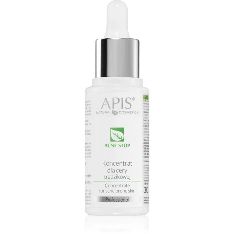 Apis Natural Cosmetics Acne-Stop Professional concentrat pentru tenul gras predispus la acnee 30 ml