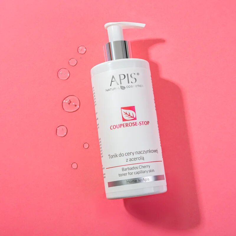 Apis Natural Cosmetics Couperose-Stop tonic hidratant pentru piele sensibila cu tendinte de inrosire 300 ml