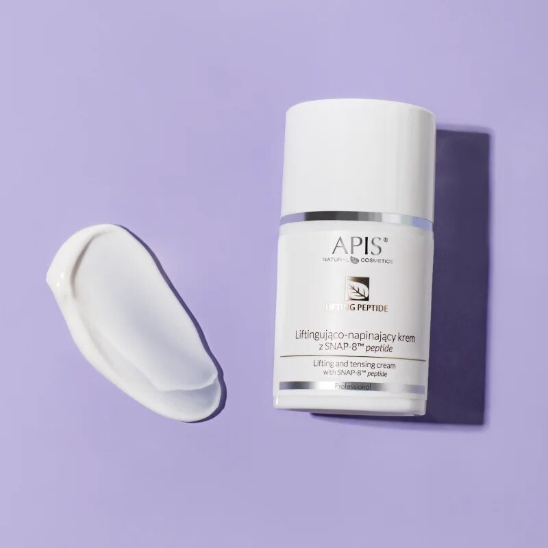Apis Natural Cosmetics Lifting Peptide SNAP-8™ cremă de zi cu efect de fermitate și de lifting pentru ten matur 50 ml