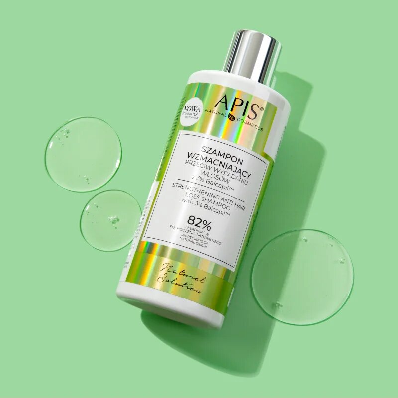 Apis Natural Cosmetics Natural Solution 3% Baicapil Sampon impotriva caderii parului 300 ml