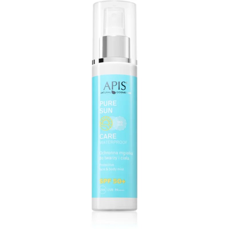 Apis Natural Cosmetics Pure Sun Care Protective Face & Body Mist spray de protecție pentru față și corp SPF 50 150 ml