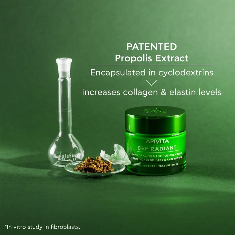 Apivita Bee Radiant Cream - Rich Texture Crema nutritiva pentru fata anti-imbatranire si de fermitate a pielii 50 ml