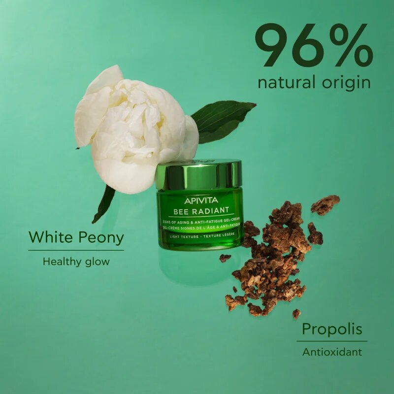 Apivita Bee Radiant Gel-Cream - Light texture gel crema deschisa anti-imbatranire si de fermitate a pielii 50 ml