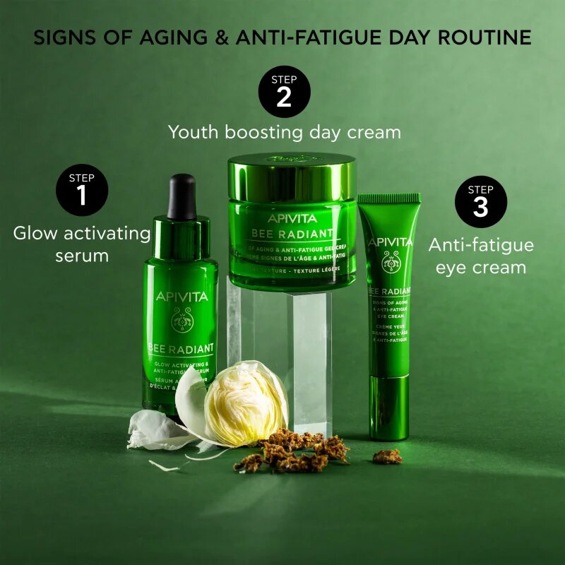 Apivita Bee Radiant Gel-Cream - Light texture gel crema deschisa anti-imbatranire si de fermitate a pielii 50 ml