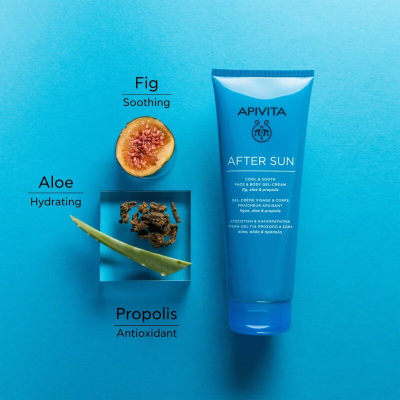 Apivita Bee Sun Safe After Sun Cool & Sooth Face & Body gel crema dupa expunerea la soare 200 ml