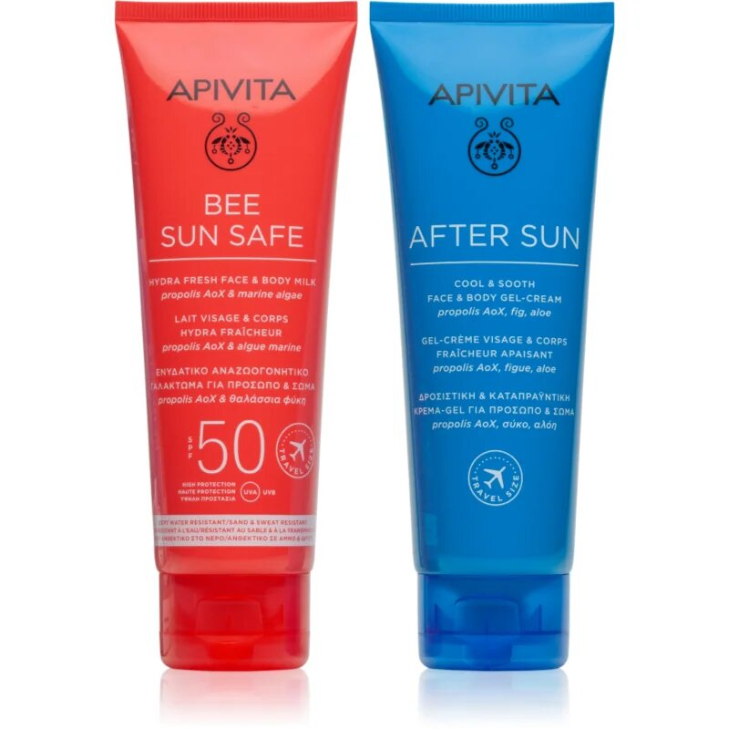 Apivita Bee Sun Safe Beach Essentials set plaja
