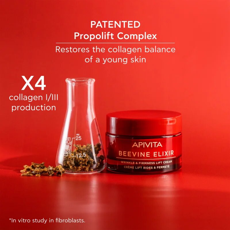 Apivita Beevine Elixir Collagen Reboot set cadou de Crăciun pentru fermitatea pielii
