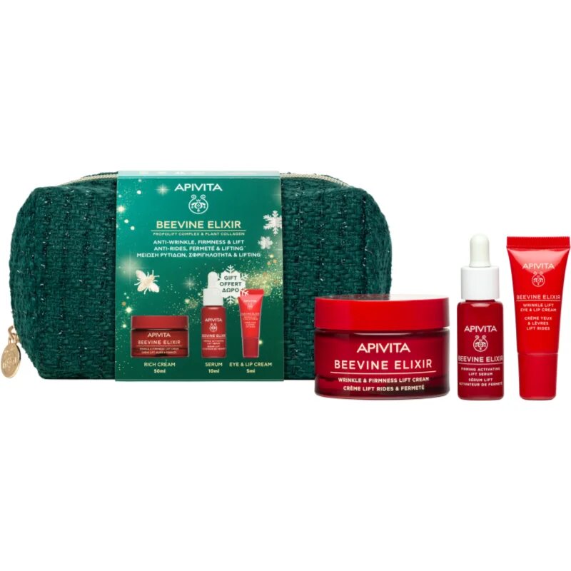 Apivita Beevine Elixir set cadou de Crăciun pentru fermitatea pielii