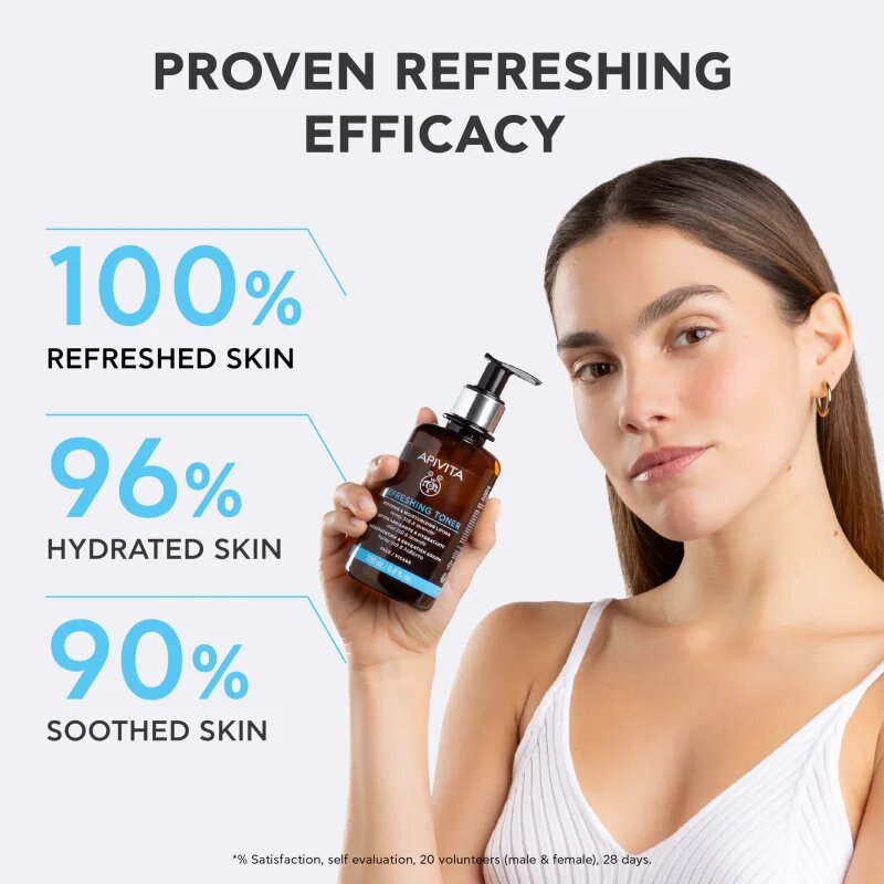 Apivita Cleansing Refreshing Toner tonic de curatare si calmant 200 ml
