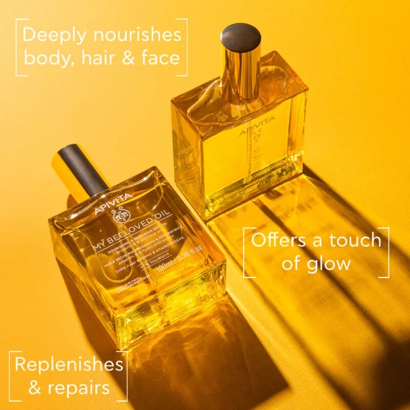 Apivita Golden Glow set cadou de Crăciun pentru piele neteda si delicata
