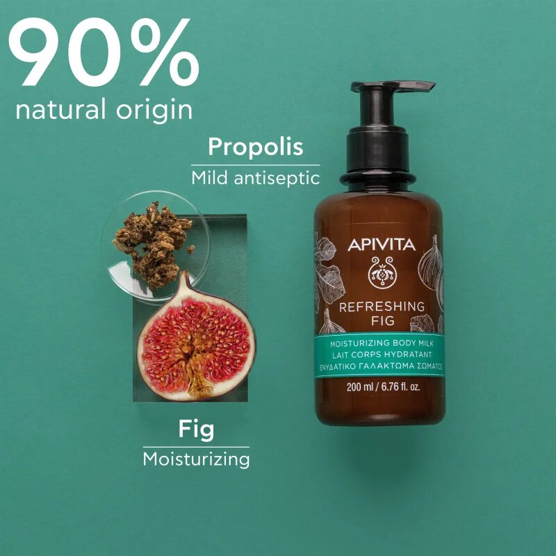 Apivita Refreshing Fig Moisturizing Body Milk loțiune de corp hidratantă 200 ml