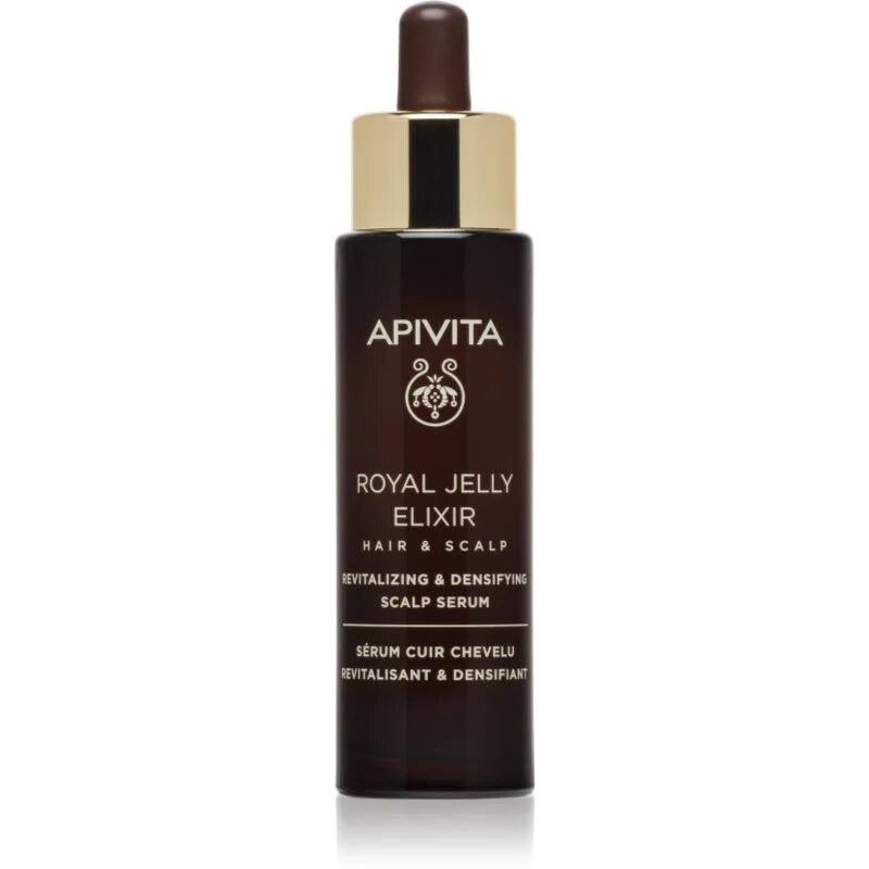 Apivita Royal Jelly Elixir Revitalizing & Densifying Scalp Serum ser revitalizant pentru scalp 50 ml