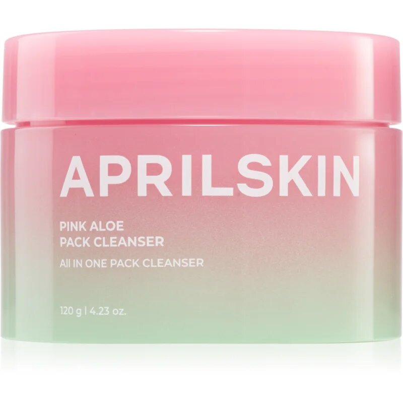 APRILSKIN Pink Aloe Pack Cleanser lotiune de curatare cu efect de hidratare 120 g